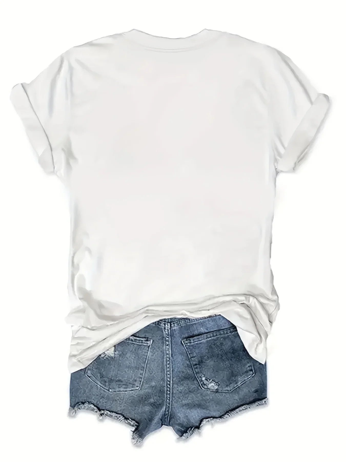 Ciao Bella Damen Crew Hals T-Shirt - Lässige Kurzarm-Briefdruck Polyester Blend Frühling & Sommer Top Italienische Zitrone