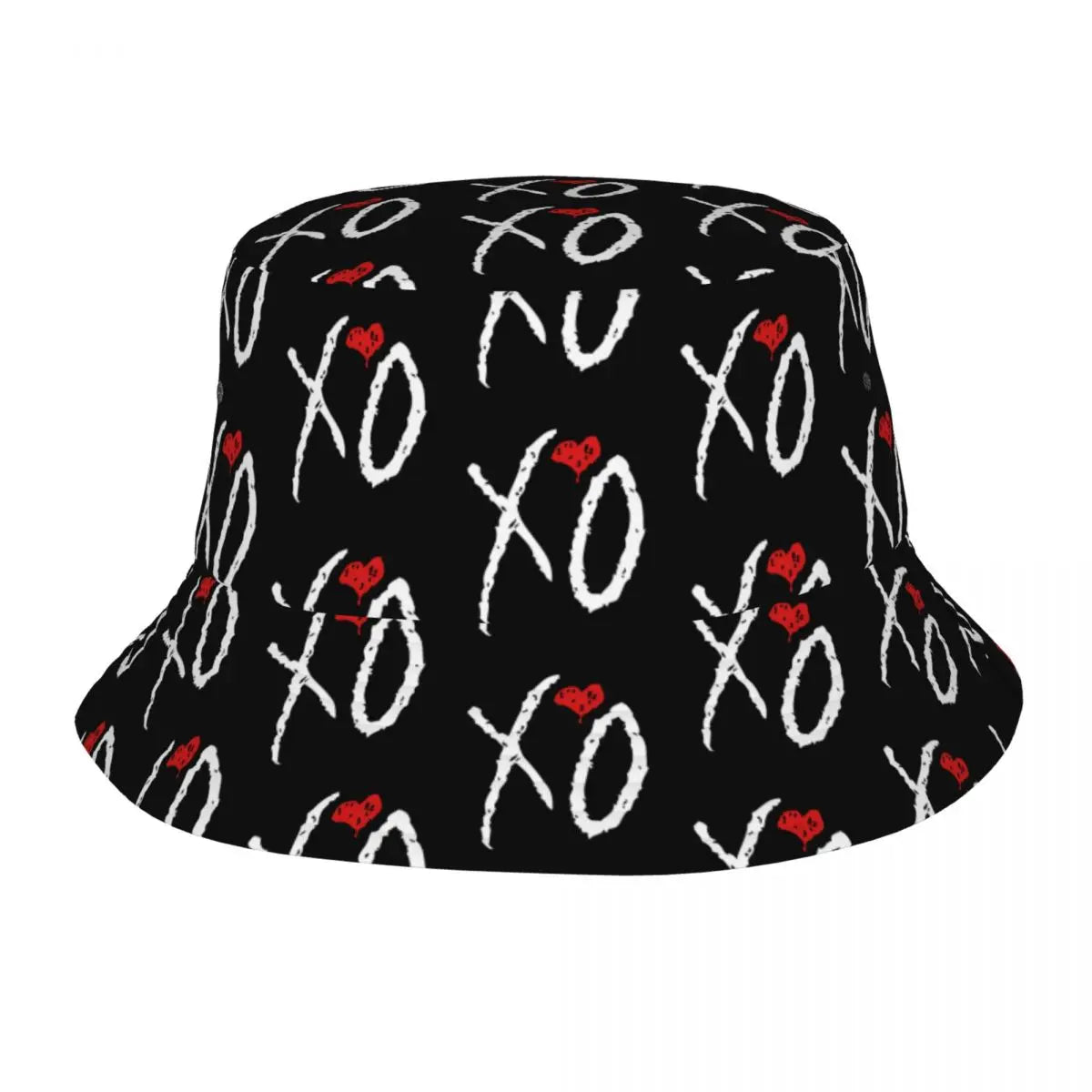 The Weeknd Logo Bucket Hüte Sommer Strand Urlaub Getaway Rock Punk Musik Angeln Fischer Hut für Camping Männer Frauen Bob Hut