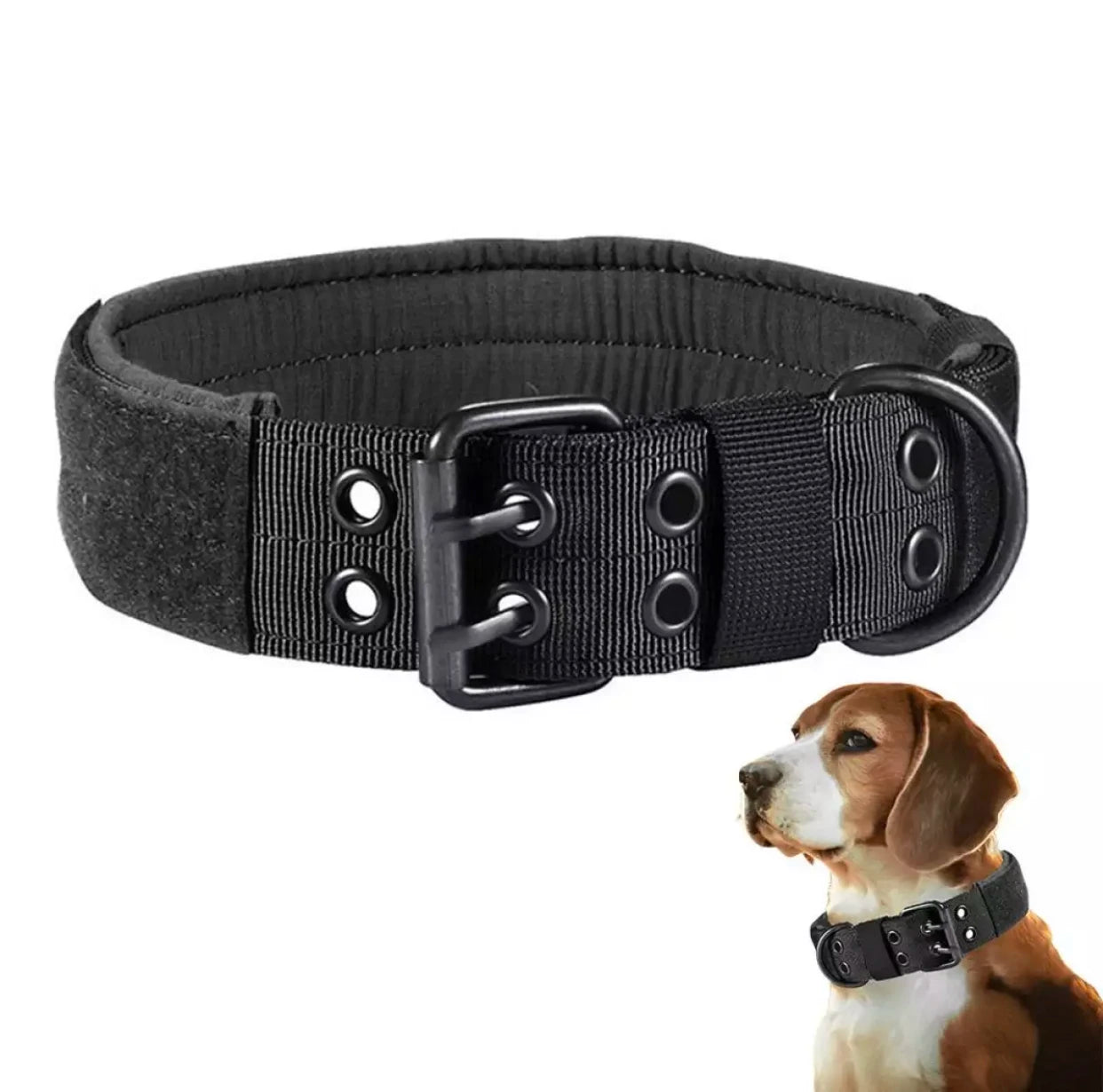 Verstellbares Hundehalsband,klassisch,reflektierend,für Training,Militär-Hundehalsband, Nylon,strapazierfähig,taktisches Hundehalsband,Deutscher Schäferhund