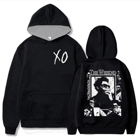 The Weeknd Music Tour XO Print Merch Fans Hadiah Adult Kids Pullover Hoodies Soft Comfy Stylish Loose-Fit Großer Herbstwinter